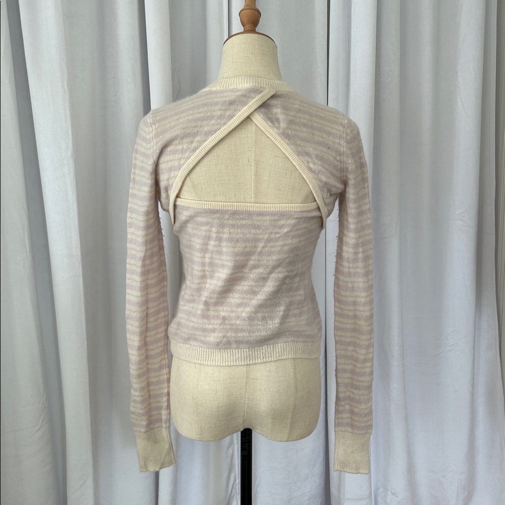 INTERMIX Cashmere Striped Sweater